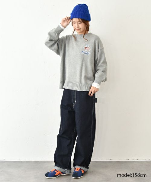 Gives a sense of fullment｜SAY NO MORE ニット [[853007]][C]