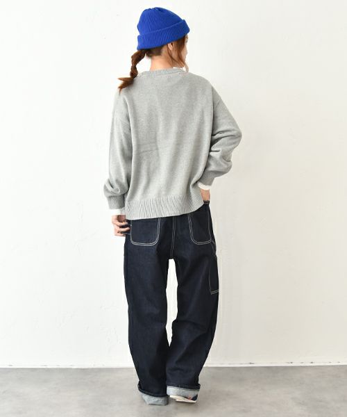 Gives a sense of fullment｜SAY NO MORE ニット [[853007]][C]