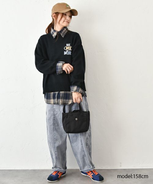 Gives a sense of fullment｜SAY NO MORE ニット [[853007]][C]