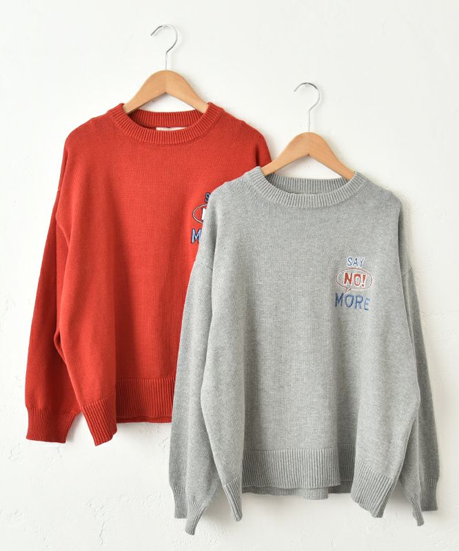 Gives a sense of fullment｜SAY NO MORE ニット [[853007]][C]