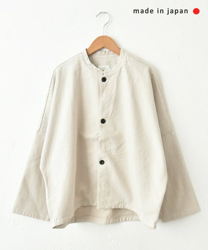 prit｜綾ピケストレッチスタンドカラージャケット [[P90600]][C]