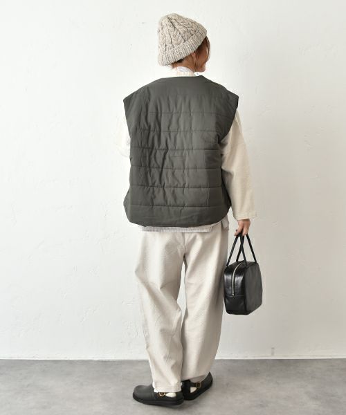 prit｜綾ピケストレッチワンタックバギーパンツ [[P90603]][C]