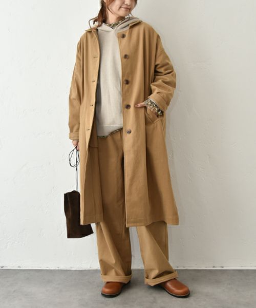 ista-ire｜ツイルロングコート [[3602-4580]][C]
