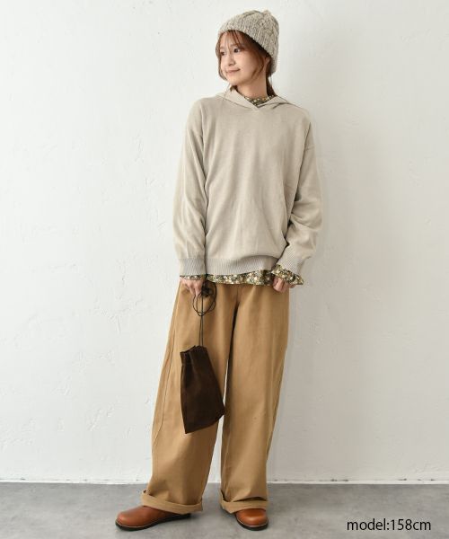 ista-ire｜ワイドツイルパンツ [[7602-4590]][C]