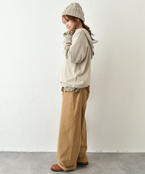 ista-ire｜ワイドツイルパンツ [[7602-4590]][C]