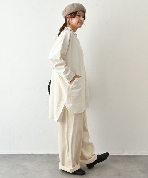 ista-ire｜ワイドツイルパンツ [[7602-4590]][C]