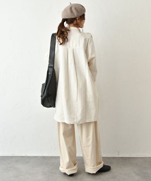 ista-ire｜ワイドツイルパンツ [[7602-4590]][C]