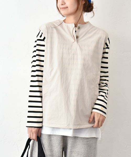 Our.｜ざっくりニット切り替えベスト [[Ou-BE-02]][C]