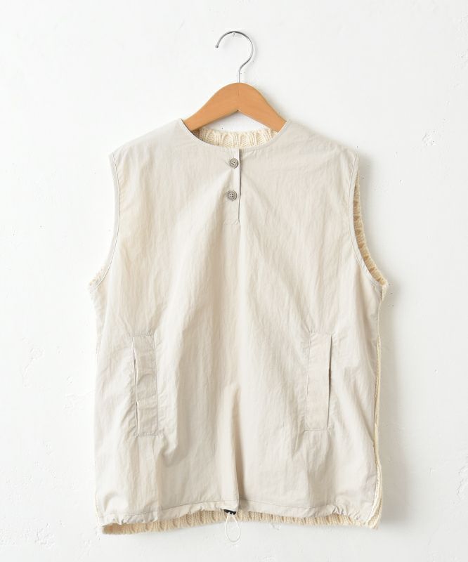  Our.｜ざっくりニット切り替えベスト [[Ou-BE-02]][C]