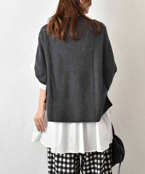 hagumu｜サイドボタンベスト [[ha-BE-35]][C]