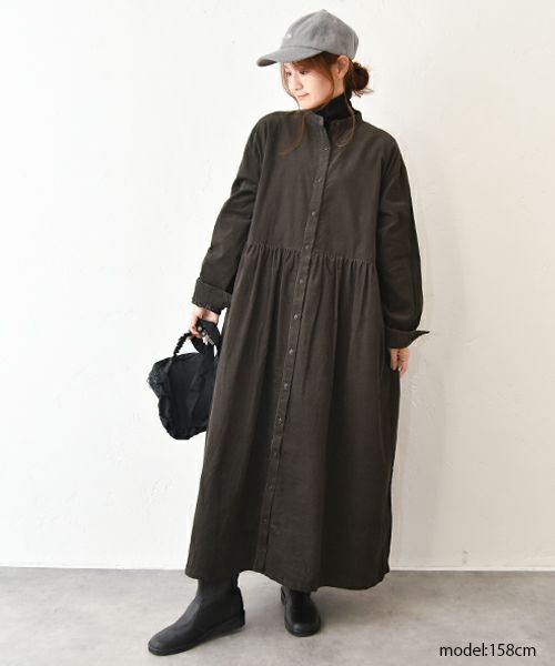 ichi｜ミジンコール前開きワンピース [[250506]][C]