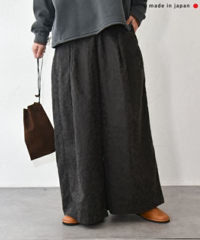 ichi｜ビンテージフラワータックワイドパンツ [[250509]][C] | ma28