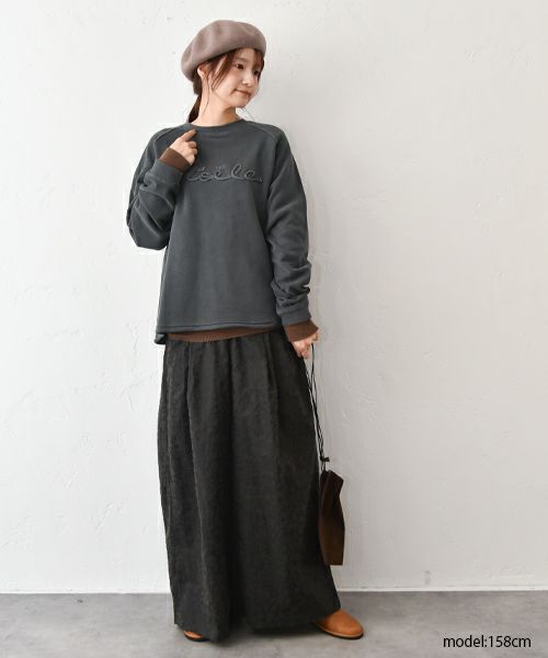 ichi｜ビンテージフラワータックワイドパンツ [[250509]][C]