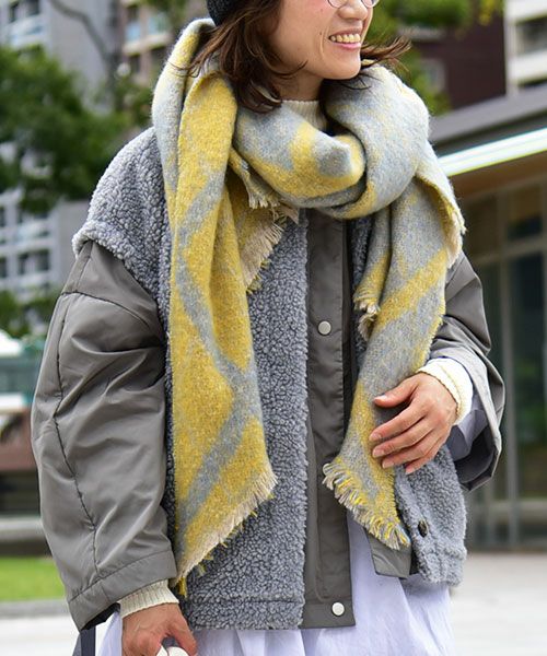 hagumu｜チェックマフラー [[60265001]][C]