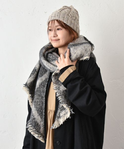 hagumu｜チェックマフラー [[60265001]][C]