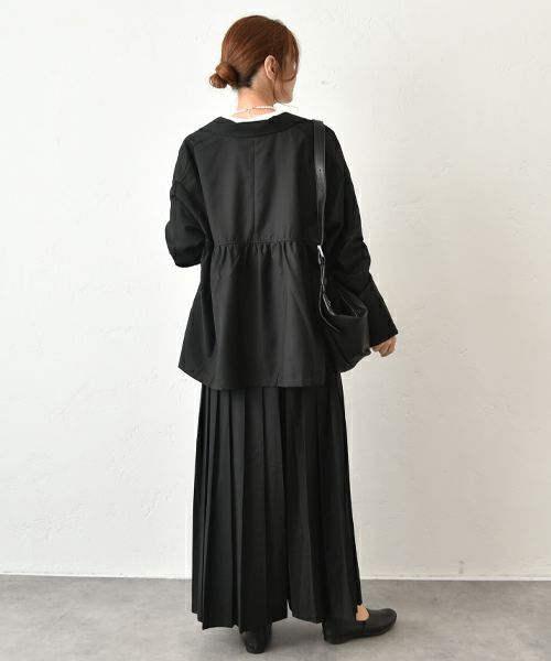 4sii mill｜プリーツワイドパンツ [[4s-2508089]][C]