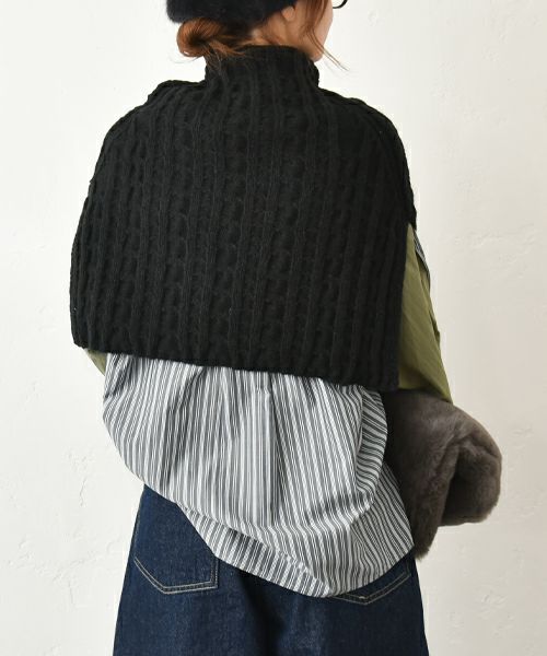 HUMS｜ニットミニケープ [[89165011]][C]