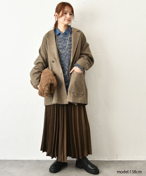 HUMS｜オーバーダブルジャケット [[715073]][C]