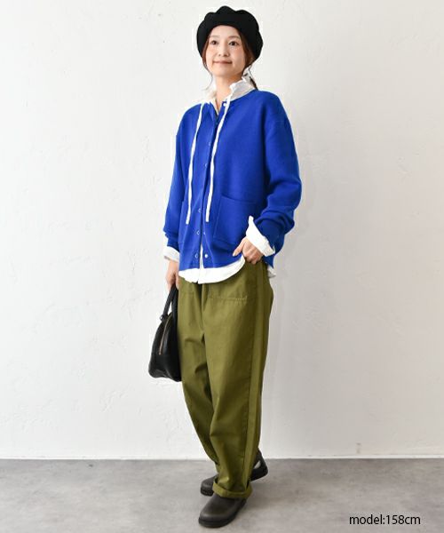 HEAVENLY｜WoolMix スムースニットカーデ [[2550204]][C]
