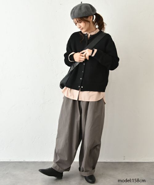 HEAVENLY｜WoolMix スムースニットカーデ [[2550204]][C]