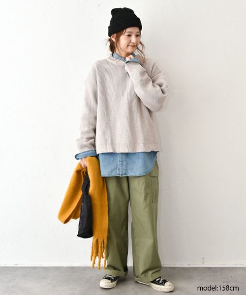 her.｜ミリタリーカーゴパンツ [[CE3PT240905B]][C]