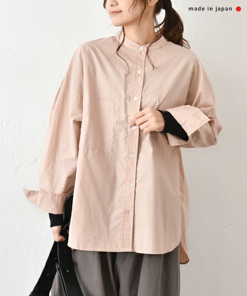 MidiUmi｜tuck sleeve shit [[3-739949]][C]
