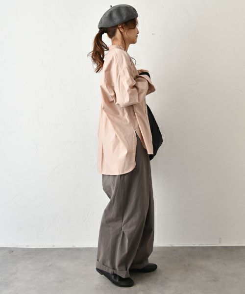 MidiUmi｜tuck sleeve shit [[3-739949]][C]