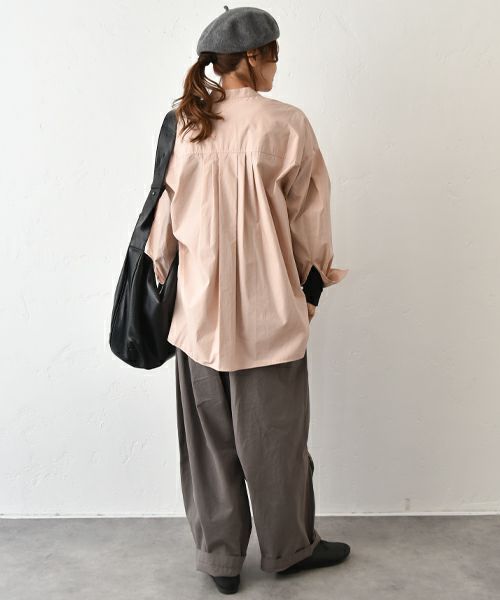 MidiUmi｜tuck sleeve shit [[3-739949]][C]
