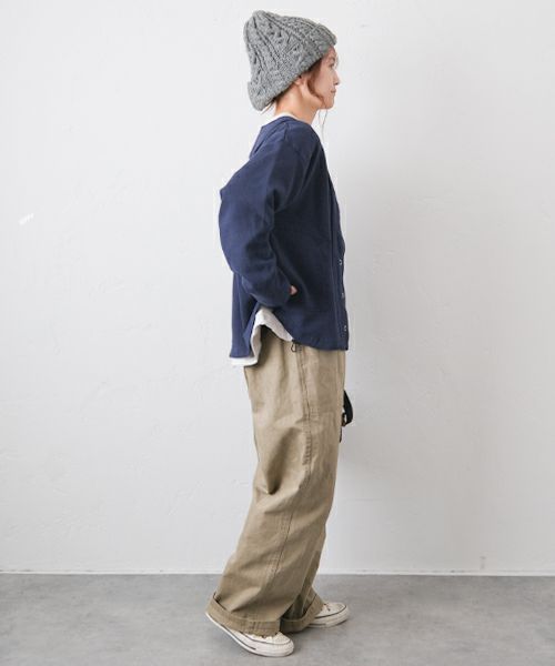 her.｜ヘムラウンドポケットカーディガン [[MA-513005]][C]