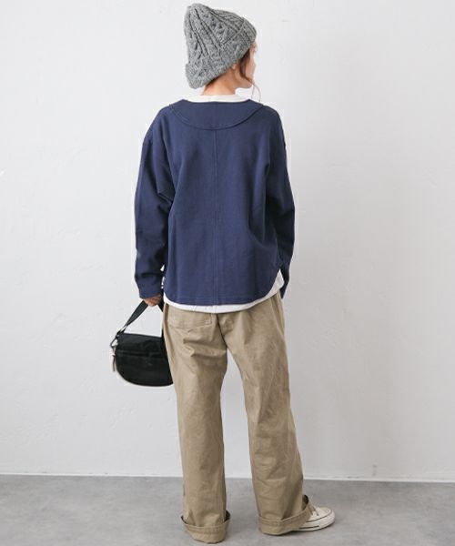 her.｜ヘムラウンドポケットカーディガン [[MA-513005]][C]