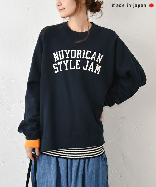 and quarter｜クルーネックロゴスウェット [[MA-473029]][C]