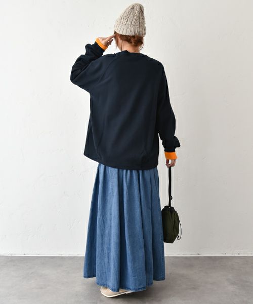 and quarter｜クルーネックロゴスウェット [[MA-473029]][C]