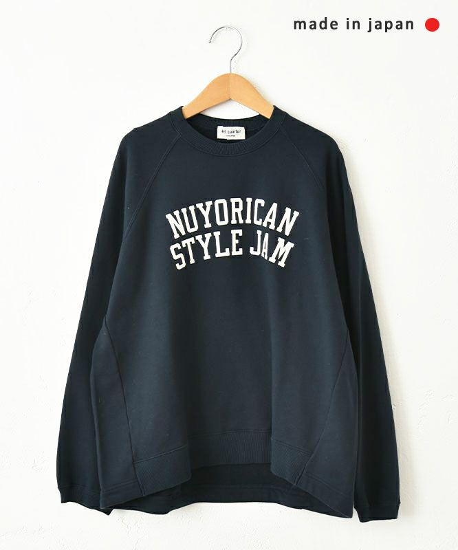  and quarter｜クルーネックロゴスウェット [[MA-473029]][C]