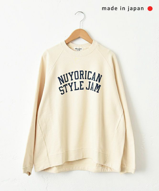  and quarter｜クルーネックロゴスウェット [[MA-473029]][C]