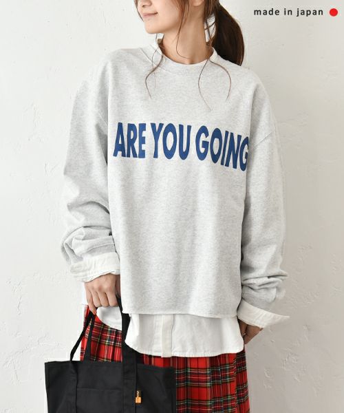 her.｜ロゴ入りビッグスウェット [[MTAH508-1110]][C]