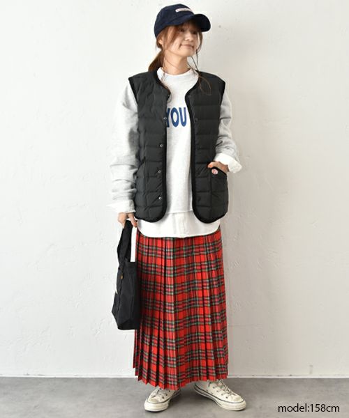her.｜ロゴ入りビッグスウェット [[MTAH508-1110]][C]