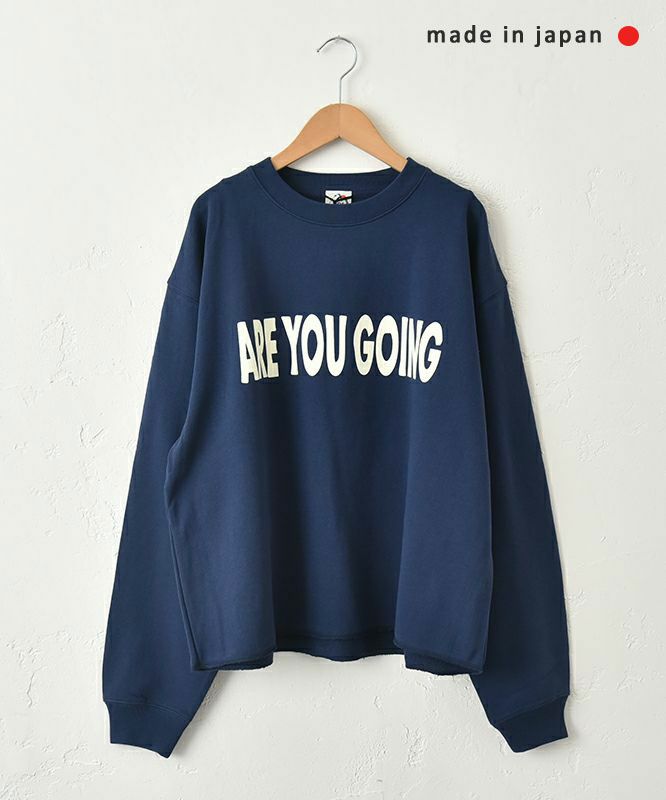  her.｜ロゴ入りビッグスウェット [[MTAH508-1110]][C]