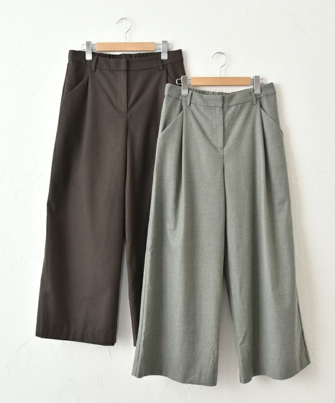 HUMS｜起毛ワイドパンツ [[HUM-074]][C]