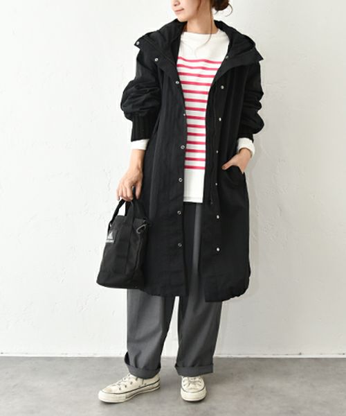 her.｜パネルボーダー長袖カットソー [[853410]][C]