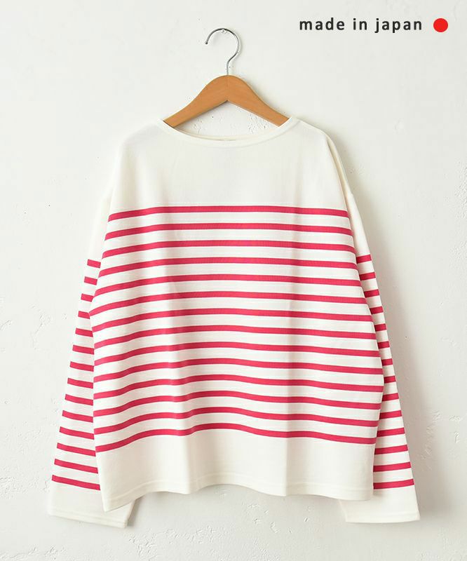 her.｜パネルボーダー長袖カットソー [[853410]][C]