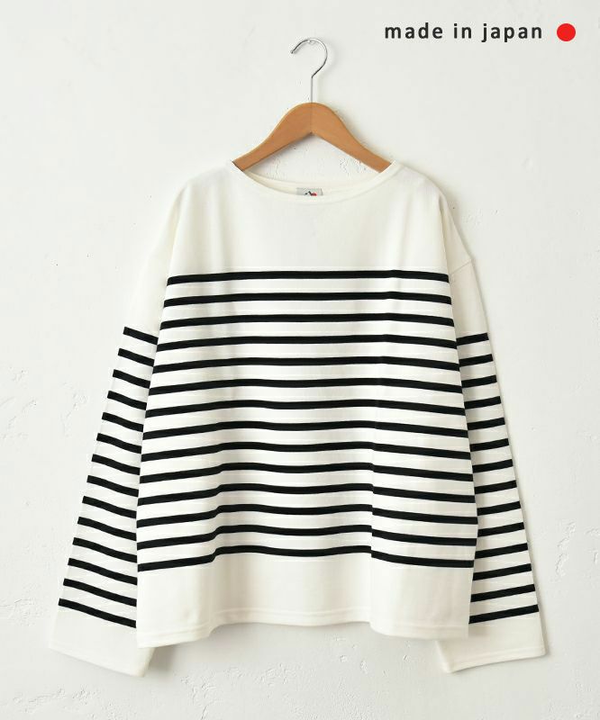 her.｜パネルボーダー長袖カットソー [[853410]][C]