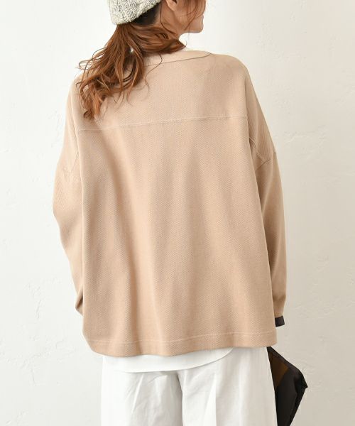 her.｜カノコ素材クルーネックカットソー [[131327H]][C]