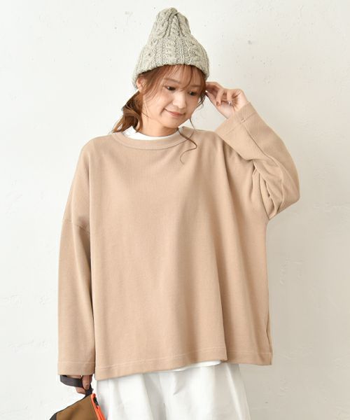 her.｜カノコ素材クルーネックカットソー [[131327H]][C]