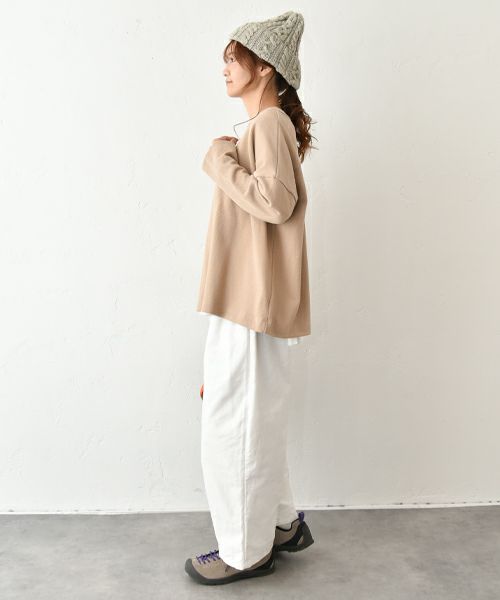 her.｜カノコ素材クルーネックカットソー [[131327H]][C]