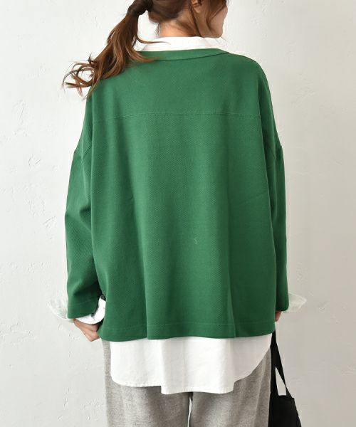 her.｜カノコ素材クルーネックカットソー [[131327H]][C]