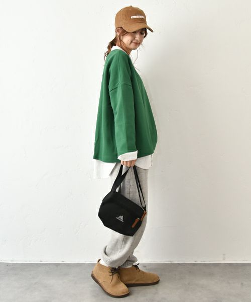 her.｜カノコ素材クルーネックカットソー [[131327H]][C]