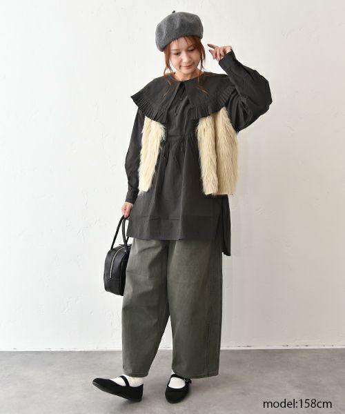 tumugu｜ふわふわコットンプルオーバー [[TB25302]][C]