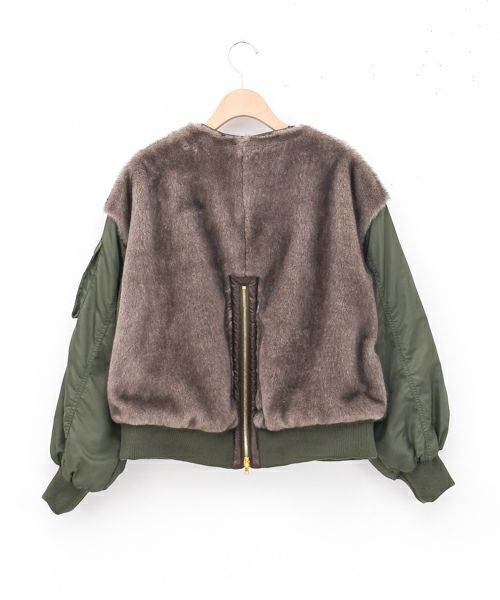 Risley｜Vネックファーブルゾン [[R2503-FBZ873]][F] | ma28 ONLINE STORE