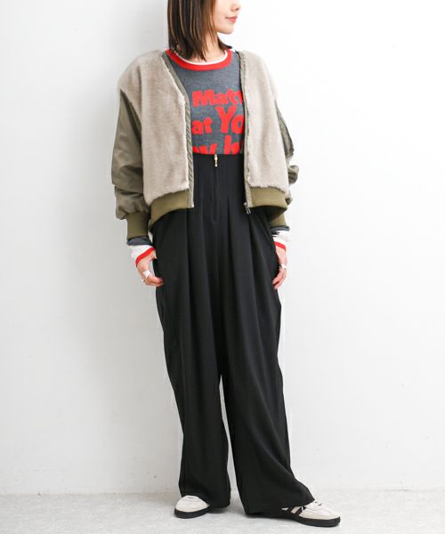 Risley｜Vネックファーブルゾン [[R2503-FBZ873]][F] | ma28 ONLINE STORE