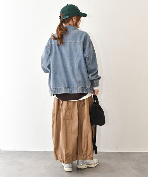  IN THE MARKET｜チノ素材バルーンスカート [[IN-108]][C]